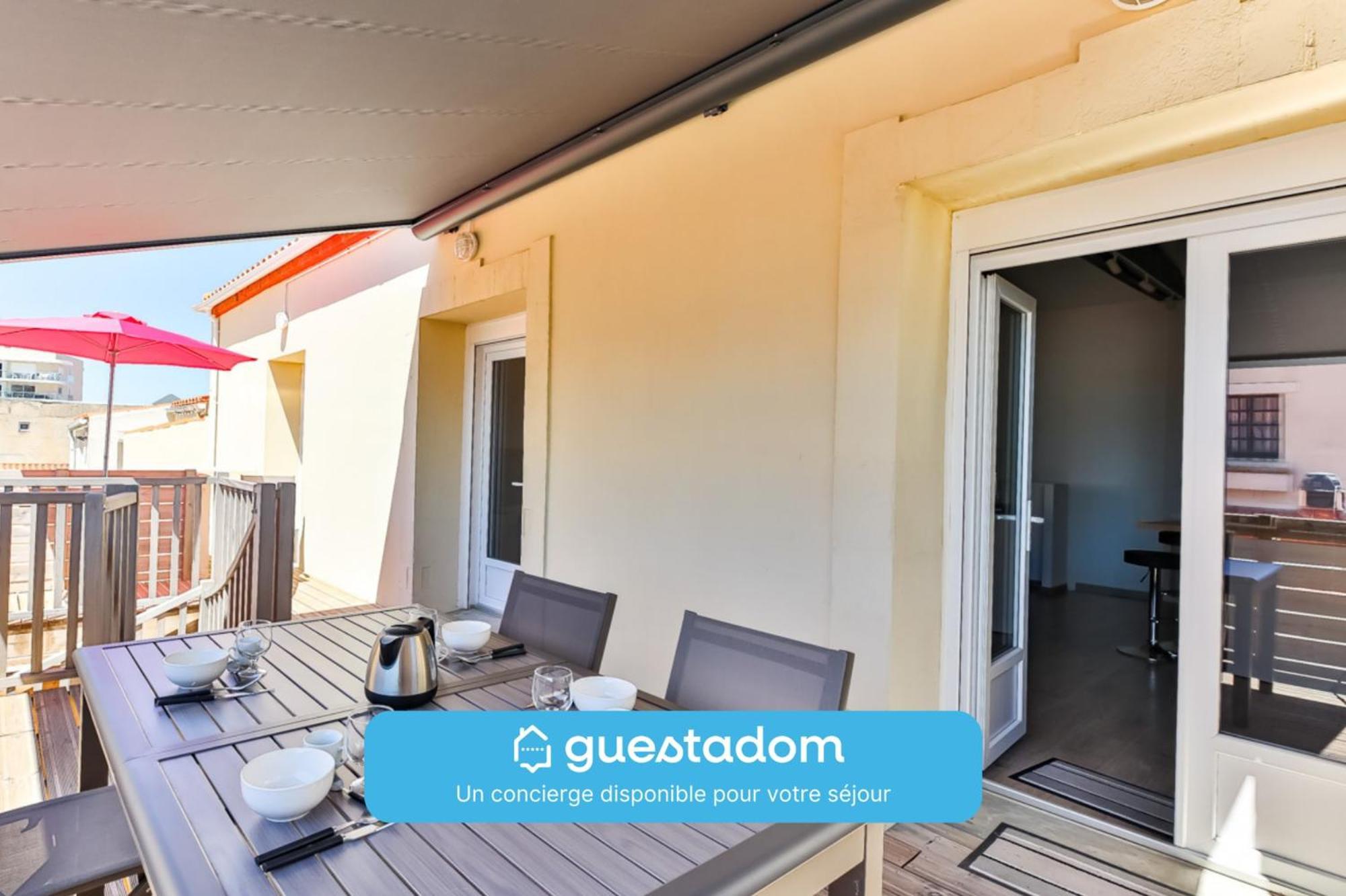Cote Plage - Vue Mer - Terrasse แซ็งต์-ฌอง-เดอ-มองต์ ภายนอก รูปภาพ