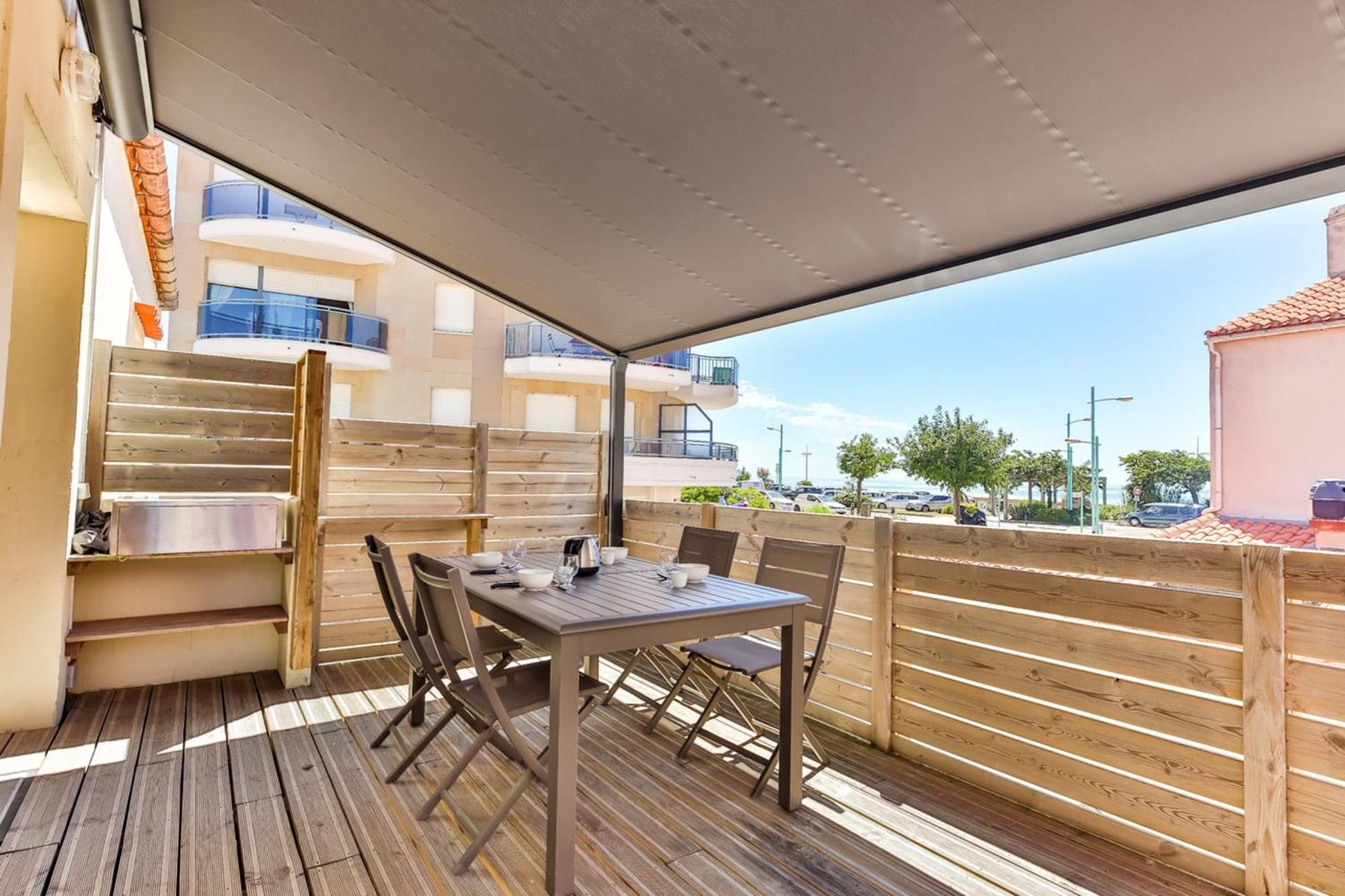 Cote Plage - Vue Mer - Terrasse แซ็งต์-ฌอง-เดอ-มองต์ ภายนอก รูปภาพ